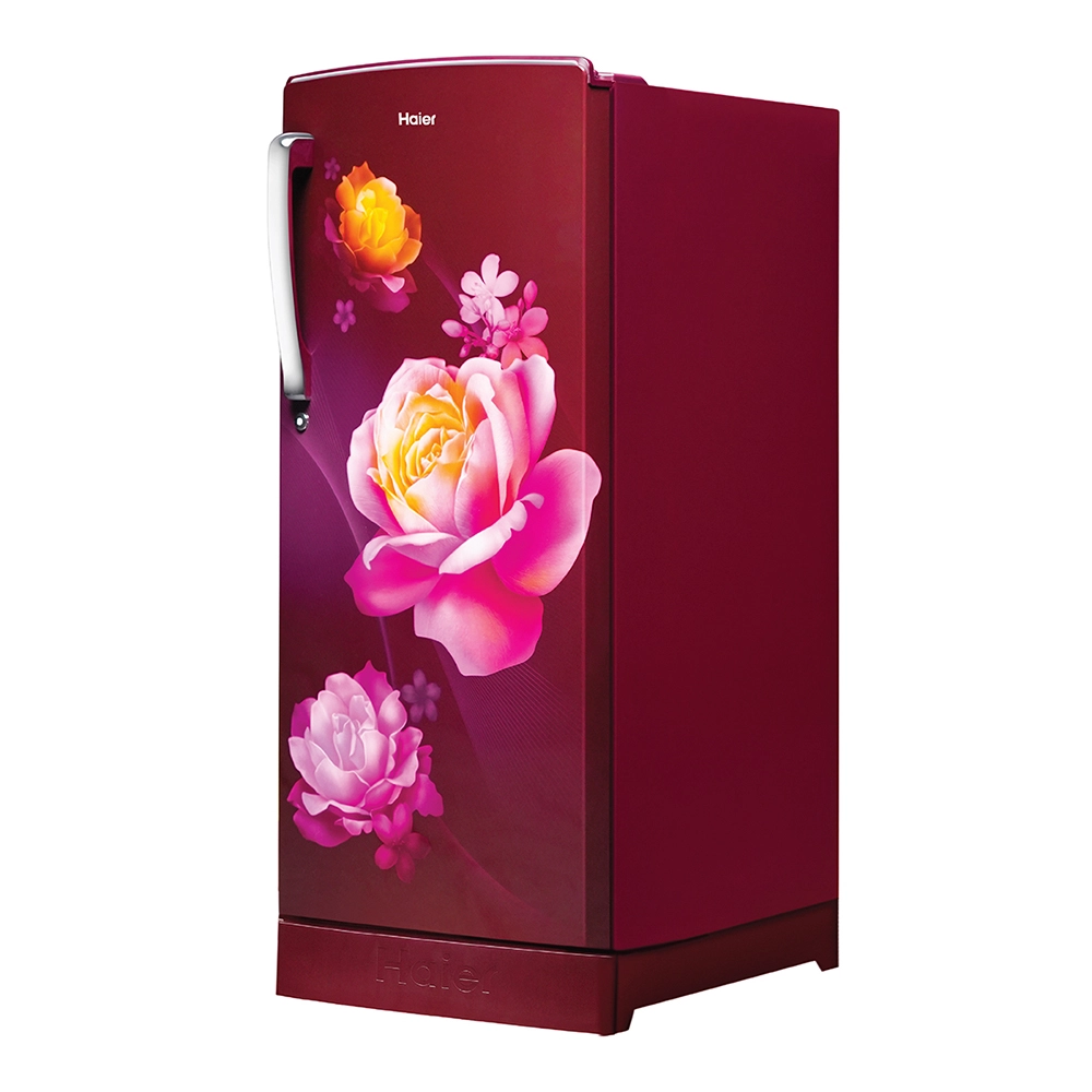 Haier 185L 2 Star Direct Cool Single Door Refrigerator with Toughened Glass Shelf - HRD-2062PRN-N